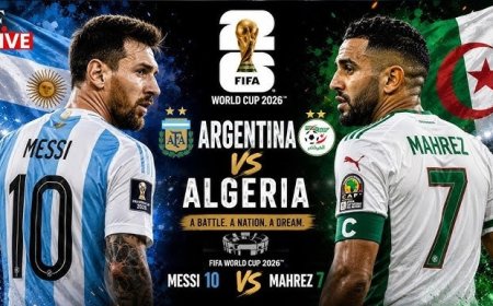 Argentina vs Algeria: Messi’s Historic Hat-Trick Lights Up the World Cup Stage